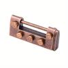 Zinc Alloy Chinese Old Vintage Keyed Password Retro Combination Padlock Jewelry Box Lock Furniture Door Decor Antique Bronze