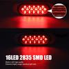 X-STYLE Side Marker, LED 24V, Red, Hi/Lo 16 LED for Trucks, Car Width Light,