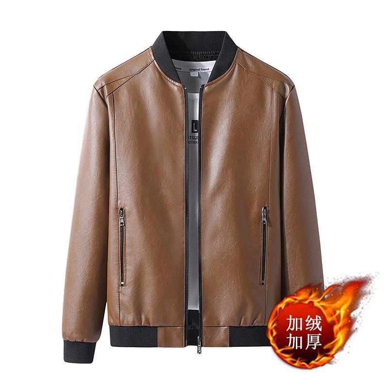 2025 Fall/Winter New Jackets for Young Men Cold-proof Fashion Jackets Stand Collar Tops Men's Warm Workwear with Plush