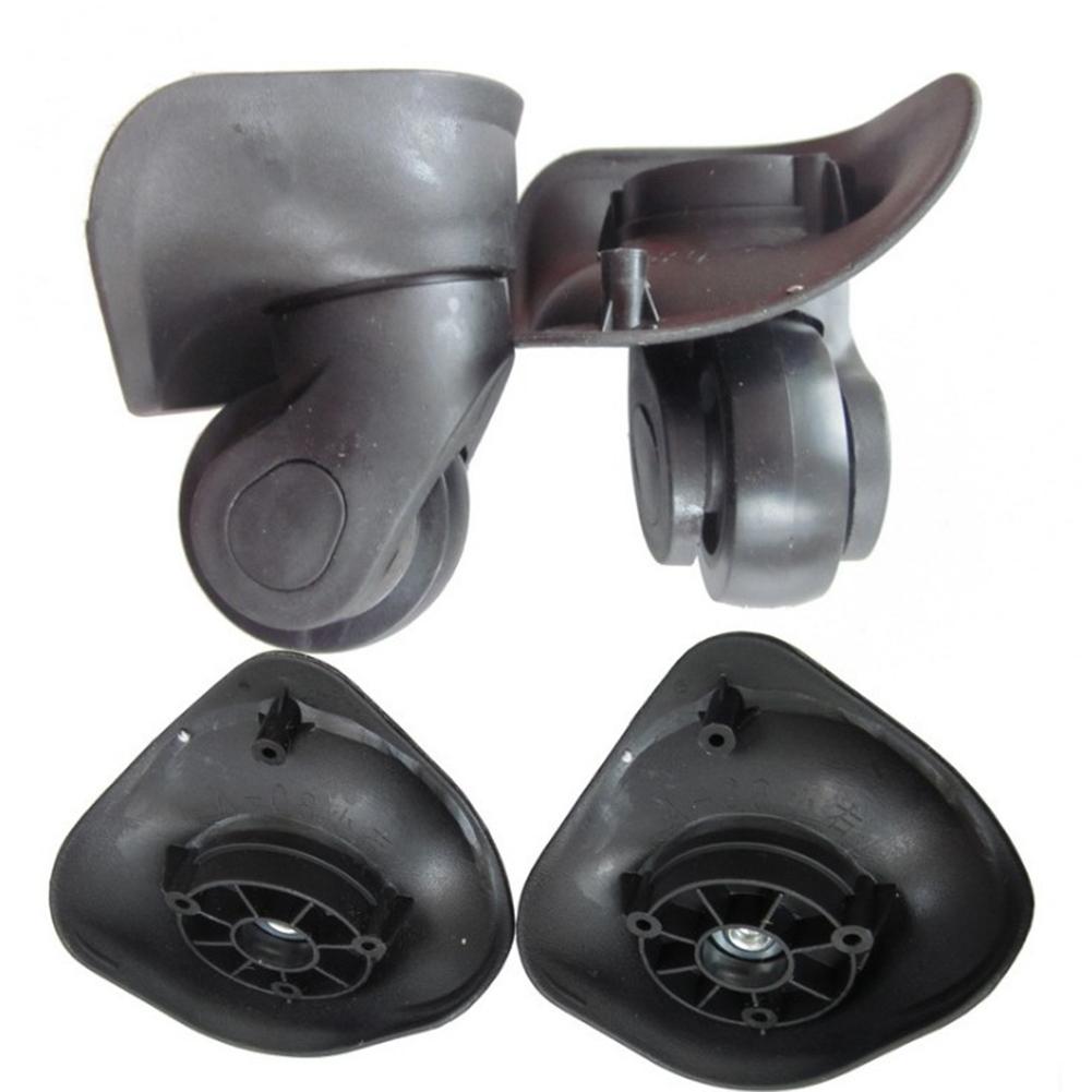2pcs Suitcase Luggage Universal 360 Degree Swivel Wheels Silent Trolley Suitcase Wheels Replacement Repair Hand Spinner Caster