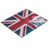 Glass Kitchen Chopping Board with Graphics Great Britain 60x52 Cm