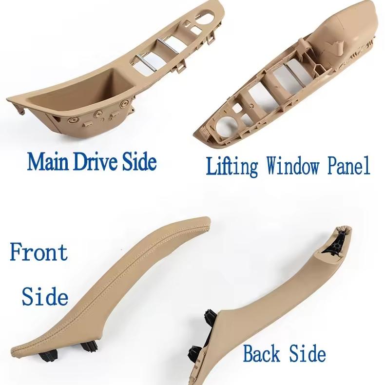 Price F10 F11 LHD RHD Leather Interior Door Pull Handle Assembly for BMW 5 Series F10 F11 F18 520i 523i 525i 528i 535i