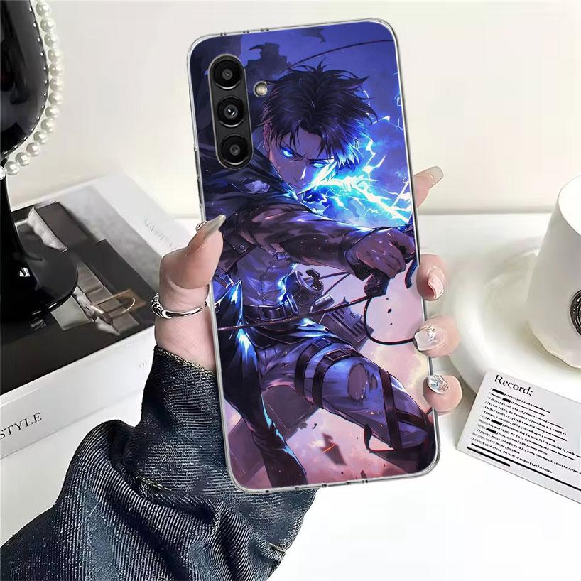 A-Attack on T-Titan Levi Phone Case For Samsung Galaxy A13 A14 A15 A16 A17 A53 A54 A55 A56 A57 A33 A34 A35 A36 A37 A23 A24 A25 A