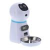 Automatischer Futterspender für Haustiere, Roboterform, für Katzen und Hunde, Futterspender mit Schüssel