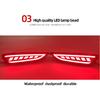 2PCS Car Tail Light LED Brake Light Taillight For Hyundai Accent Hatchback 2012 2013 2014 2015 2016 2017 Rear Bumper Lamp