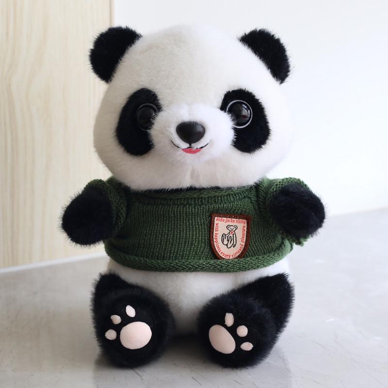 Adorable Giant Panda Plush Toy - Realistic Stuffed Animal for Kids