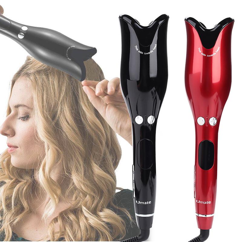 Automatic Curling Iron Hair Curler Wand Curl 1 Inch Rotating Magic Hair Curling Iron Salon Tools Titanium Ceramic Hair Curlers