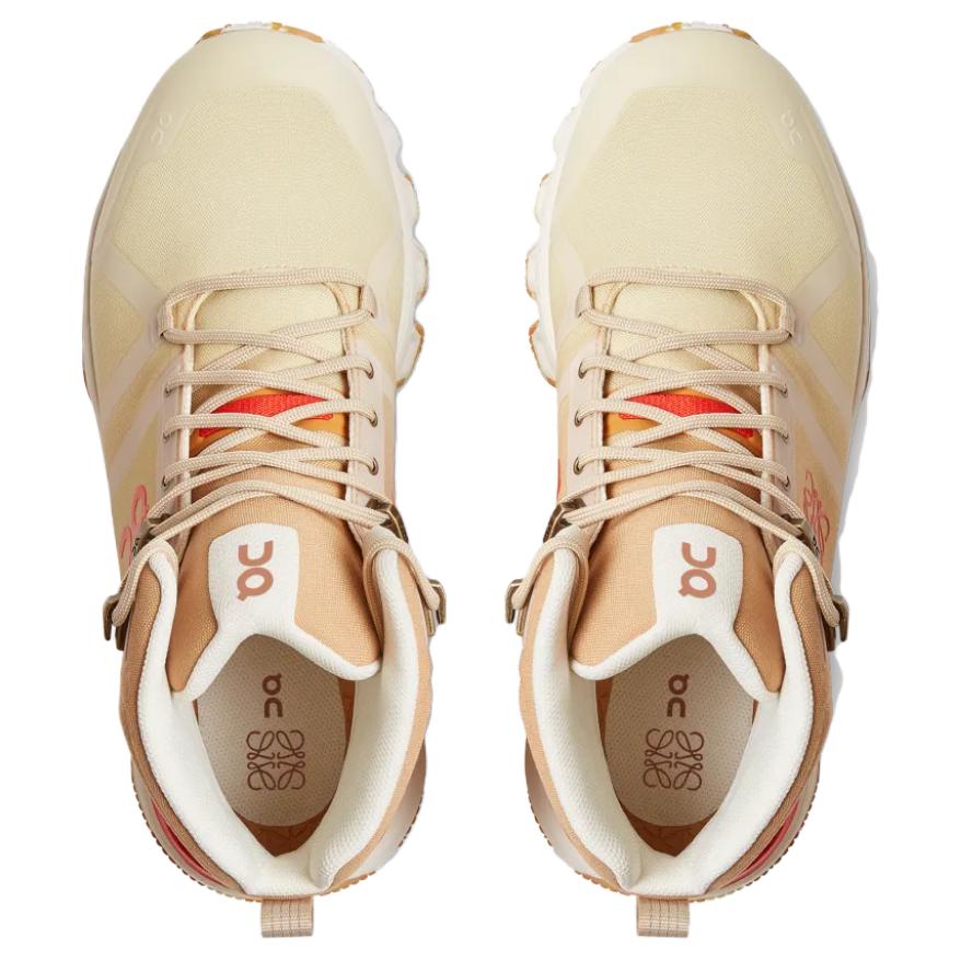 On Cloudrock 2 Fashi Versatile Durable Waterproof High-Top Hiking Shoes Women Hiking Shoes Orange 23.98752