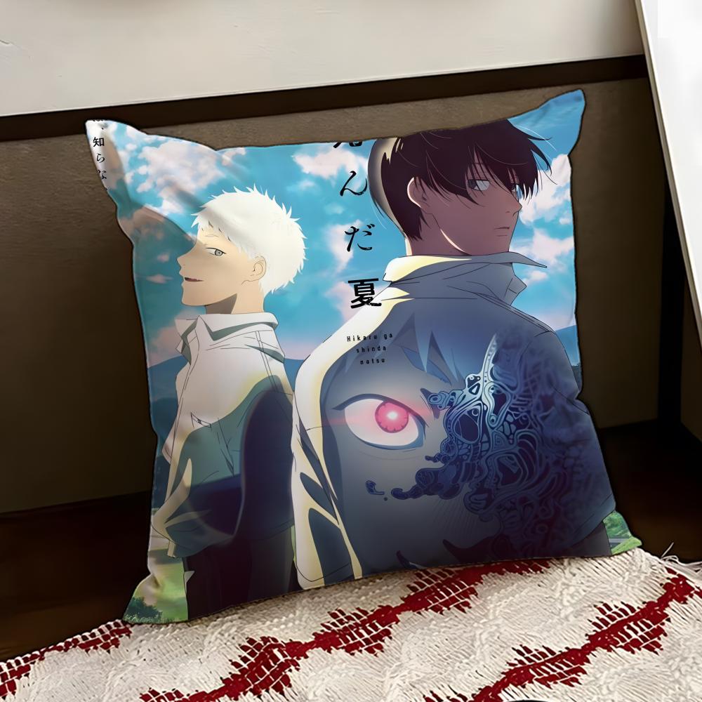 TThe SSummer Hikaru DDied Cushion Cover Reversible Soft Durable Pillow Cover Home Car MultiScene Use for Daily Comfort