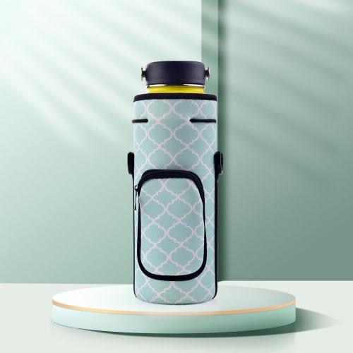Kuymquat Water Bottle Case, Insulated, Keeps Water Cold and Warm, 1000ml/1200ml, Neoprene, with Adjustable Shoulder Strap, Fits Bottles Up to 9cm Diam