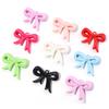 4pcs 49x40mm Bowknot Acrylic Charms Colorful Bow Charms Pendants For Jewelry Making DIY Necklace Phone Key Chain Accessories