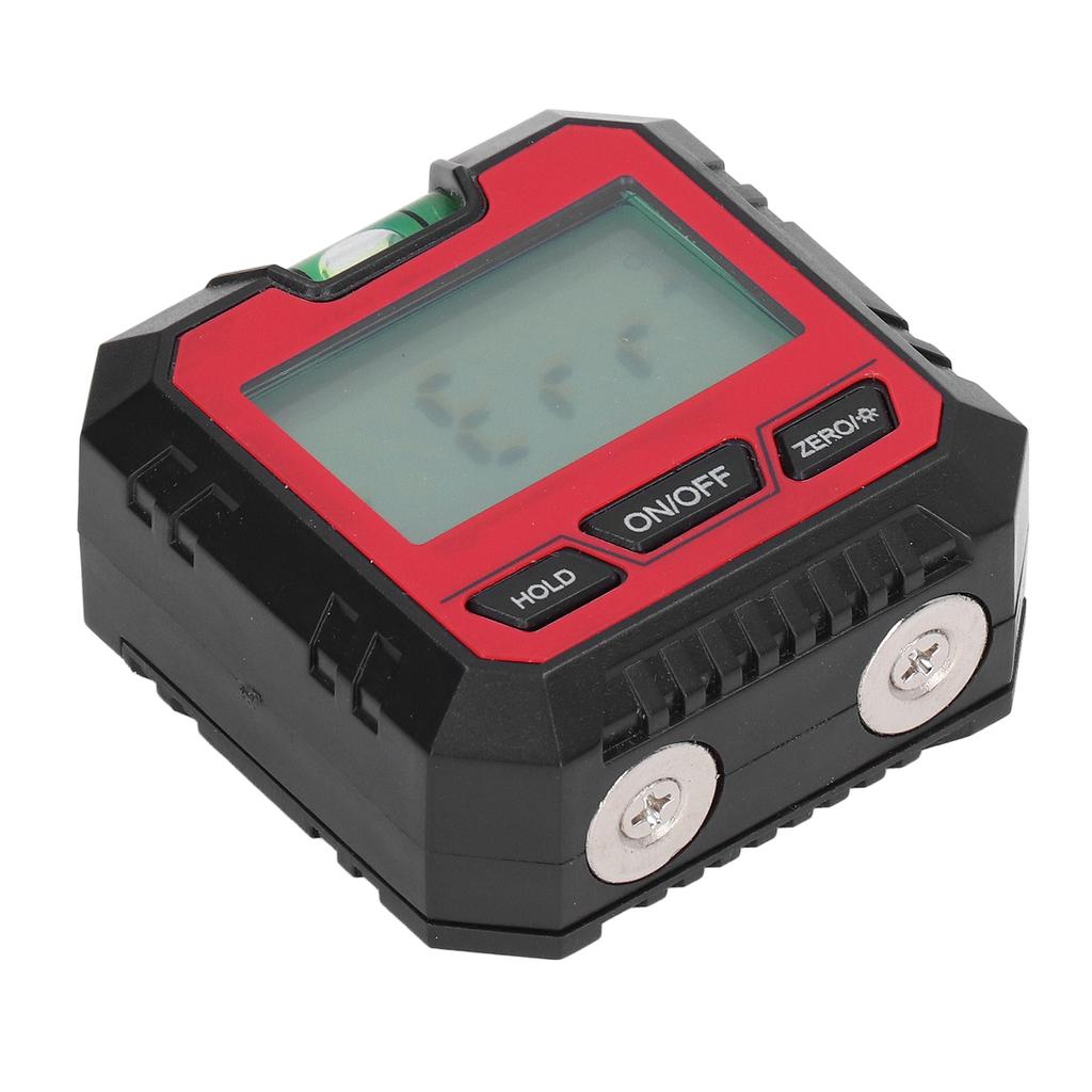 Digital Inclinometer Magnetic 90 degrees  Electronic Protractor Angle Level Finder Gauge for WoodworkingRed