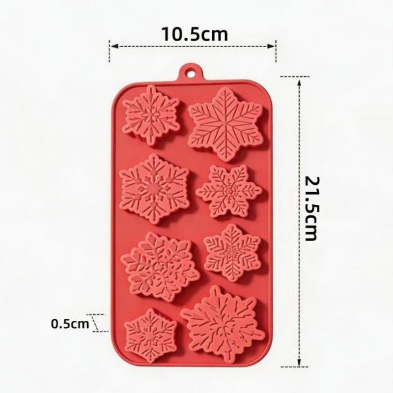 Silicone Christmas Baking Molds Non Stick Easy Clean Perfect For Home Baking Cookie Chocolate Jelly Candy