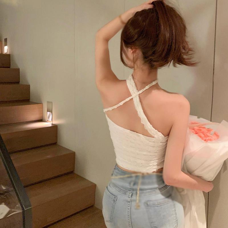 Dámská pevná tílka Halte Slim Exposure Navel Navel