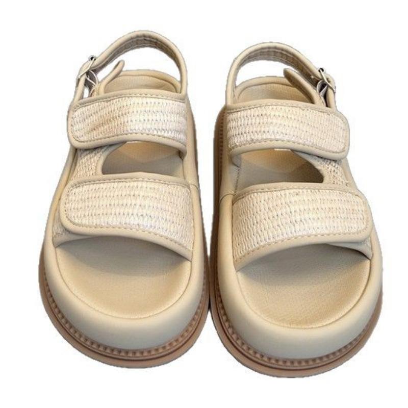 Lightweight platform sandals women's summer sports Velcro casual shoes women's temperament simple sandals