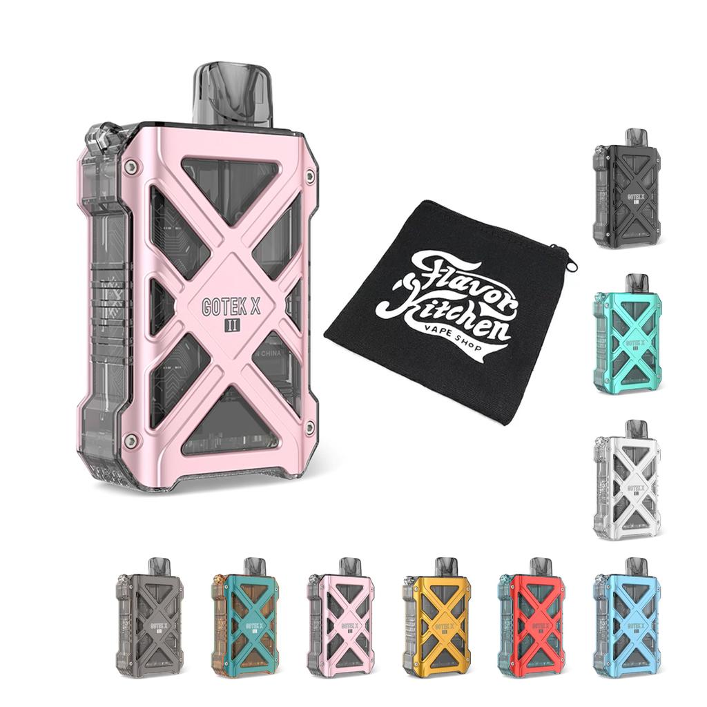 [II] Aspire GOTEK X II Aspire GOTEK/GOTEK 2 FlavorKitchen Mini Pouch Set/VAPE Starter Set (Pink)