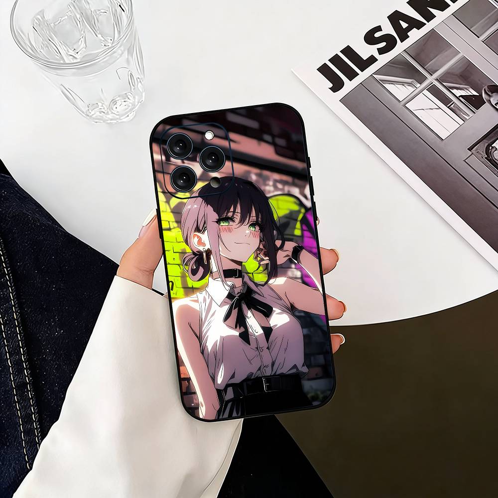 

R-Reze C-Chainsaw Man ARC Phone Case For iPhone 17, 16,15,14,13,12,11 Plus,Pro Max, Others Soft Black Cover iPhone17promax