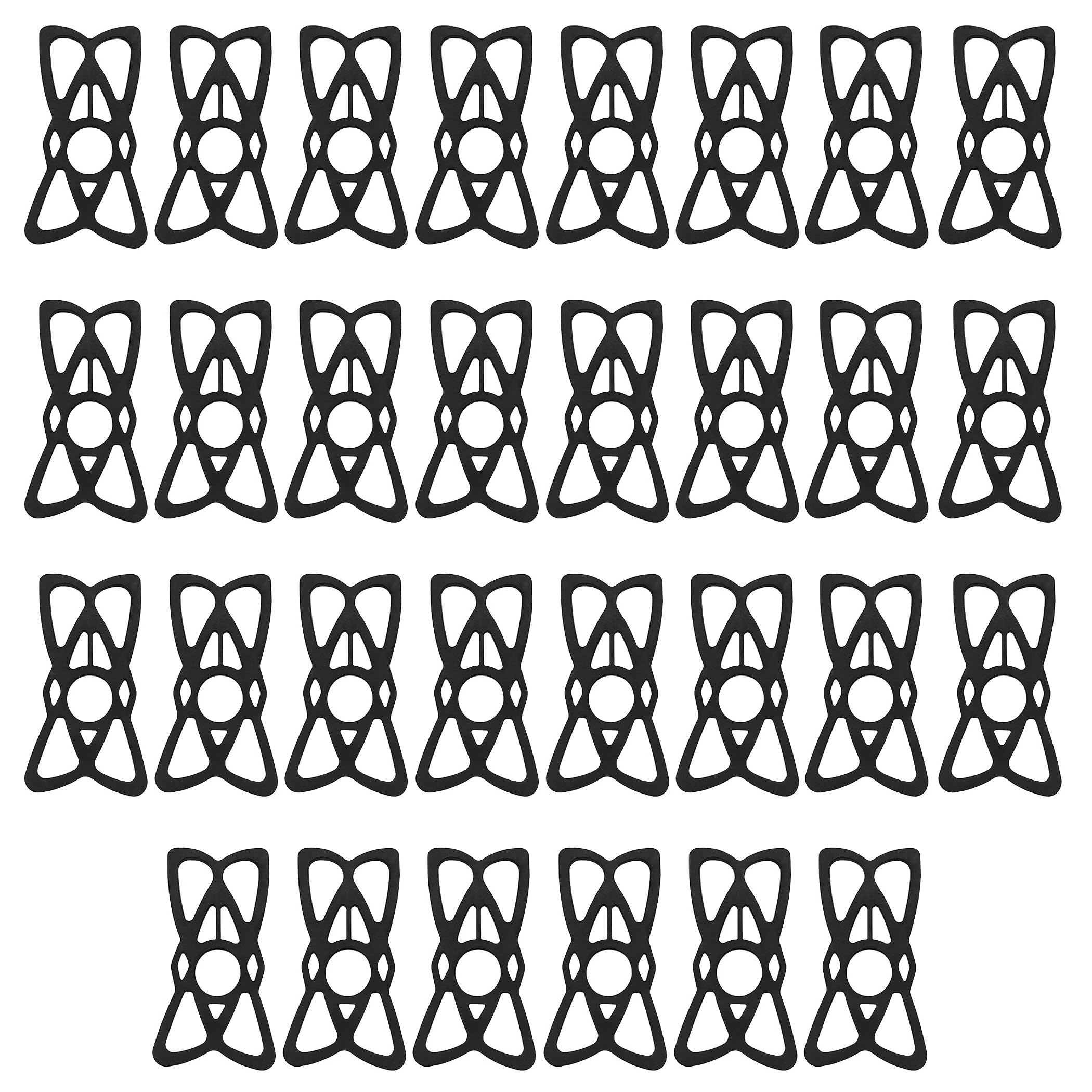 

Felimoa Rubber Band Smartphone for Bicycles and Holder, Anti-Drop, Motorcycles, 30-Pack чёрный