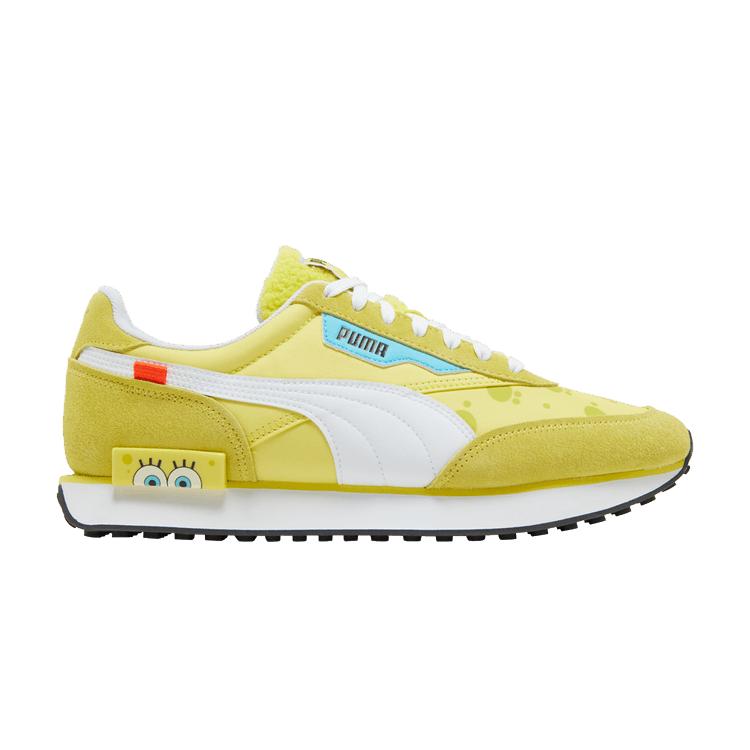 SpongeBob SquarePants X Puma Future Rider SpongeBob Unisex Sneakers Yellow Lucent-Yellow White 391970-01