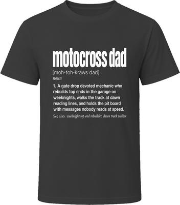 Motocross Dad Definition Funny Sports Dad Gift T Shirt