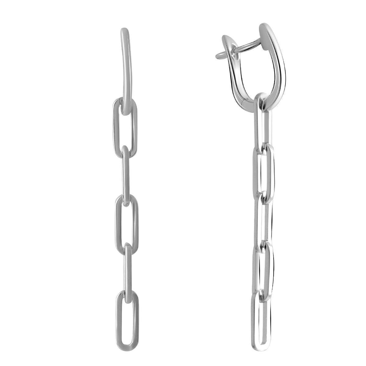 

Срібні сережки-підвіски (2066446)