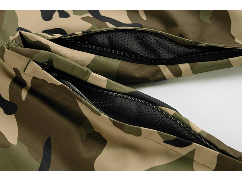 Calças de Esqui Camufladas Unissex: Equipamento de Snowboard à Prova de Vento, Impermeável, Espesso, Forrado com Fleece, Estilo Americano.