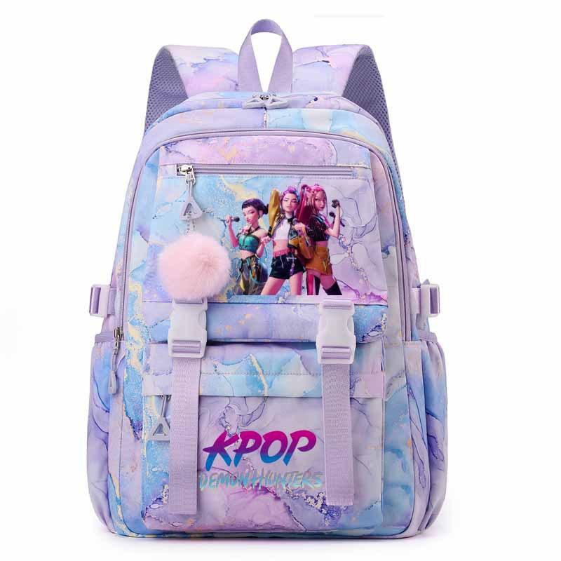 Kpop Witch Hunters Printed Student School Bag Backpack Large Capacity School Bag