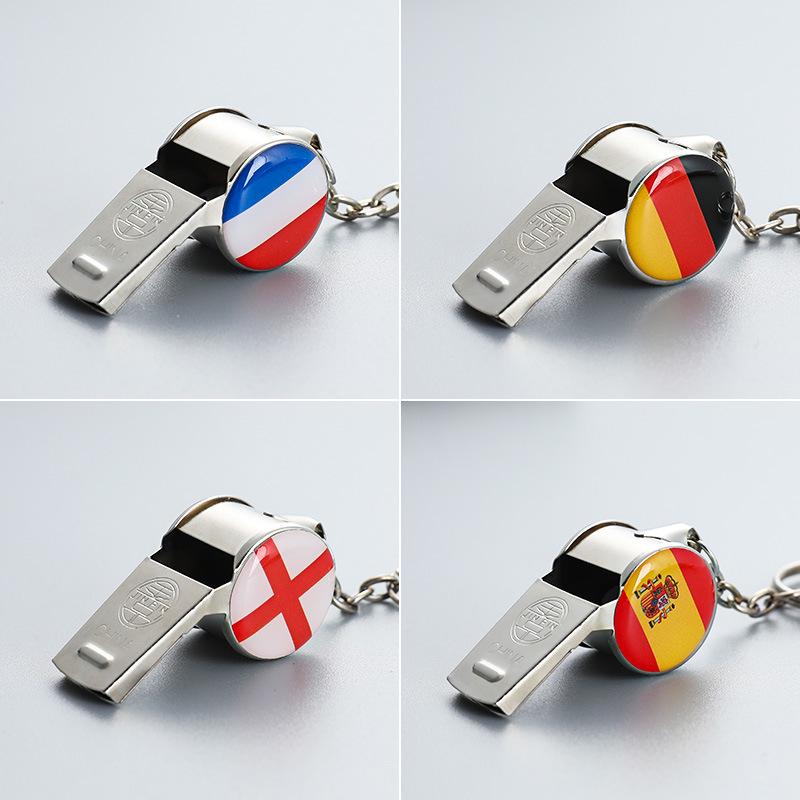 2026 World Cup Whistle Keychain: USA, Canada, Mexico Fan Gift
