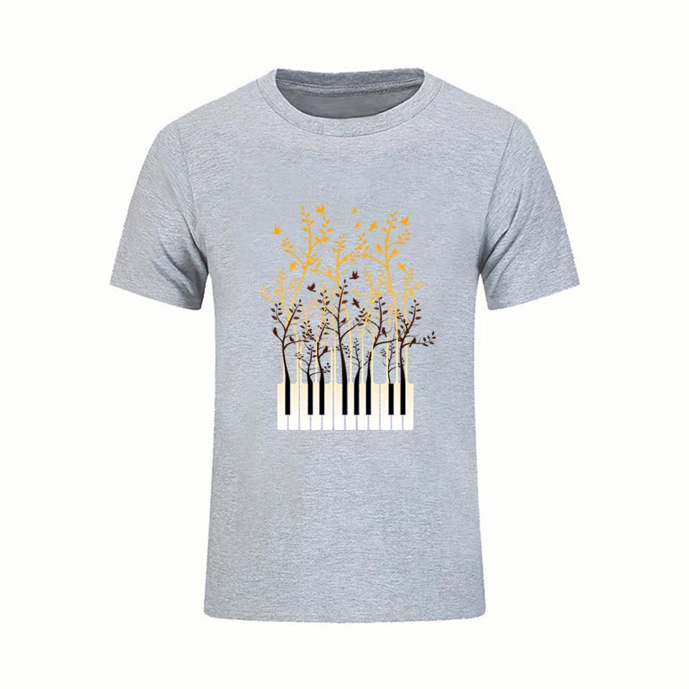 Design Composer Music Note Piano Pianist T Shirt Men Dj Thanksgiving Day Custom Party Team 4XL
