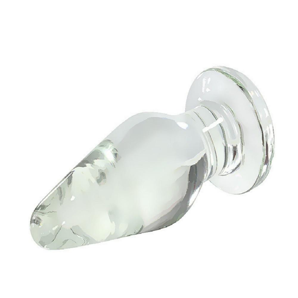 Dia 55mm Transparent Clear Color Tapered End Crystal Glass Quantity Plug