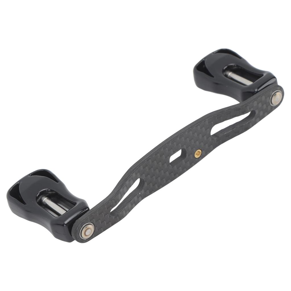 Fishing Reel Handle Carbon Fiber Baitcasting Trolling Reel Rocker Fishing Reel Crank Accessory for Replacement 95mm