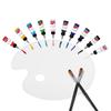 10 Colors Acrylic Pigment Frame Bracket Pen Kit Art Painting Set Accessories Supplies