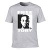 Unisexs Cotton Tshirt Highcontrast Graphic Portrait Print Casual Crew Neck Short Sleeve Tee for Daily Wear