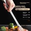 BJ 304 Stainless Steel Tongs Food Tongs Steak Tongs Barbecue Tongs Kitchen Tongs Long Single Pack