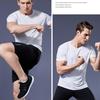 Men's Plus Size Ice Silk Quick-Dry Sports T-Shirt - Breathable Casual Short Sleeve