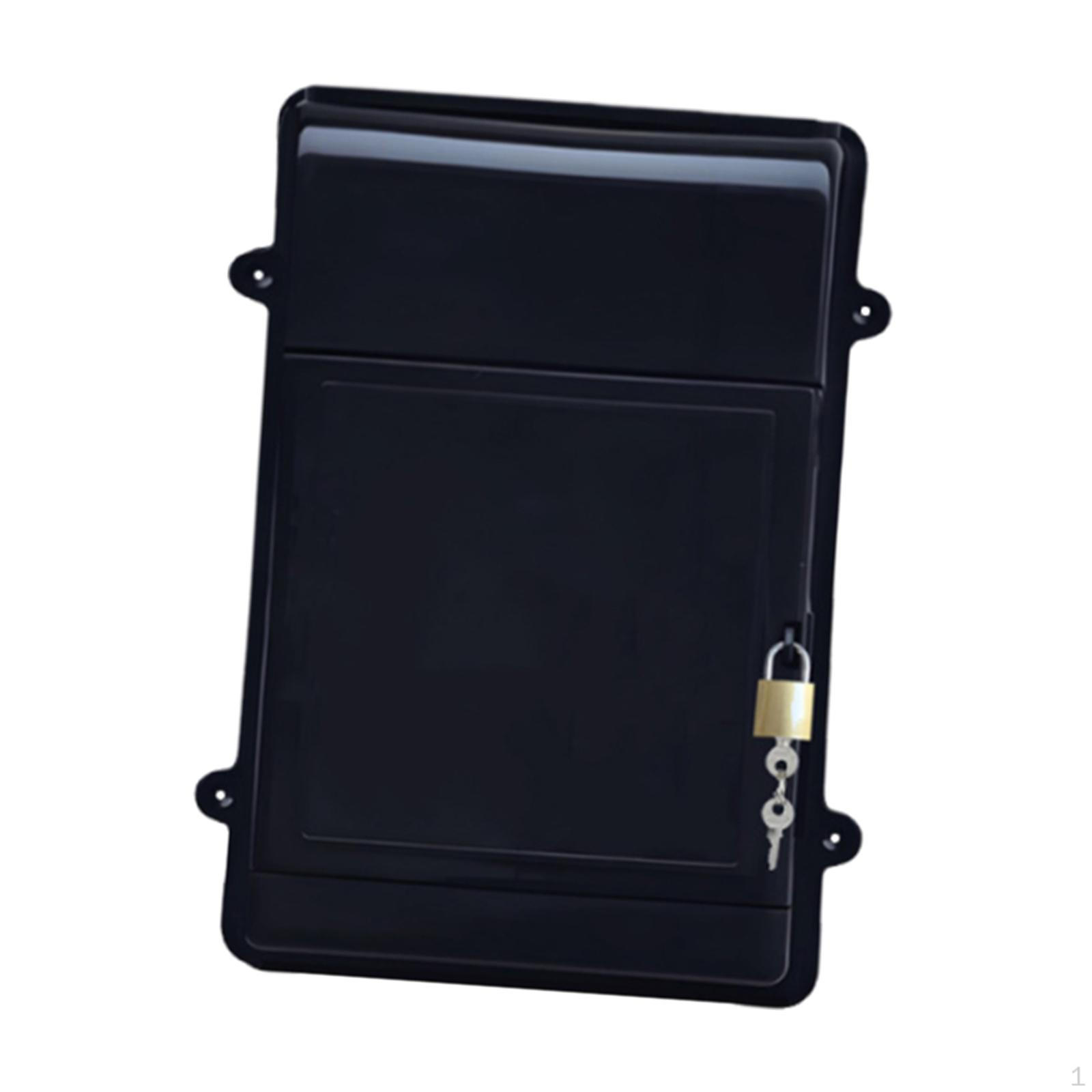 

Lightweight And Portable Wall-mounted , Ideal for Newspapers, Envelopes Outdoor Use. чорний