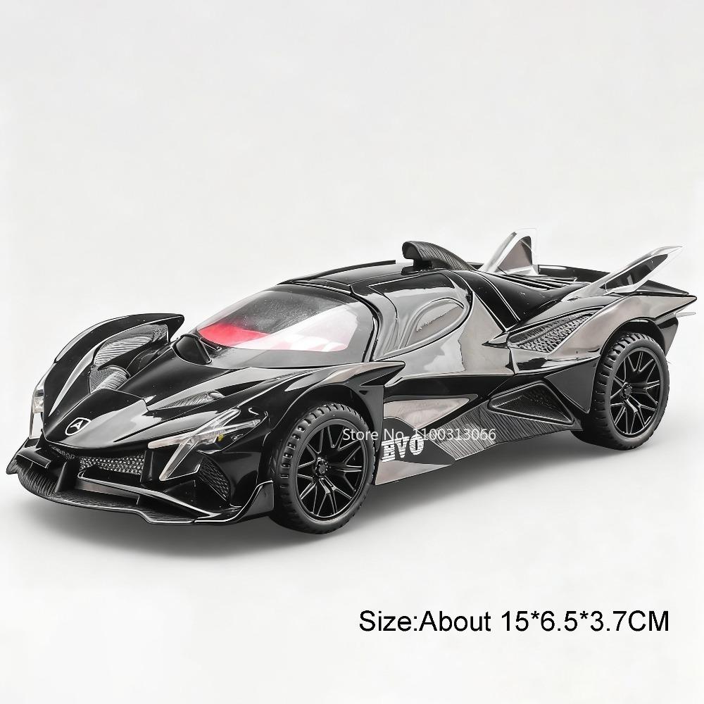 1:32 Byd Yangwang U9 Evo Sportwagen Spielzeugmodelle Legierung Druckguss Türen zu öffnen Rückzieher Exquisites Interieur Sammlung Supersportwagen Modell