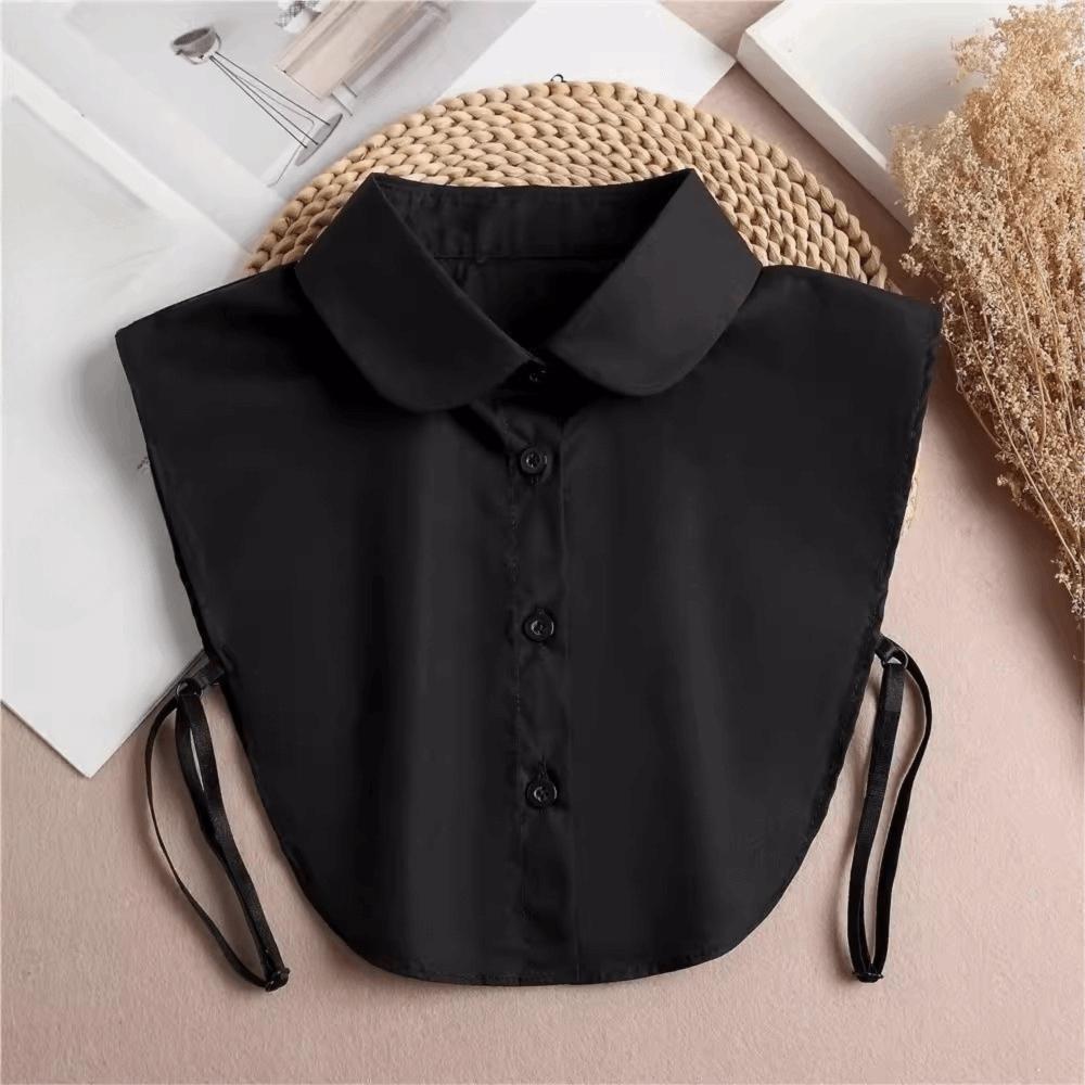 Fashion Half Shirt Style Fake Collar Versatile False Blouse Collar Lapel Half Shirt  Women Men