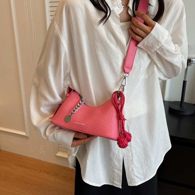 High-End-Kette Handheld Kleine Tasche für Frauen 2023 Neue Textur Nische Einzelne Schulter Unterarm Tasche Modische Umhängetasche Kleine Tasche