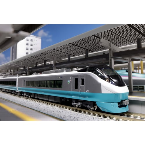 KATO N Gauge E657 Series and E653 Series Revival Color Green 10-Car Set 10-1878 Model Train