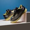 New Korean version leather medium and older children's football shoes boys and girls soft sports training shoes children's football shoes