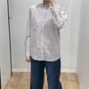 1116 Spring and Summer New Men's and Women's Long-staple Cotton Plaid Shirt/couple Long-sleeved Shirt AL181891