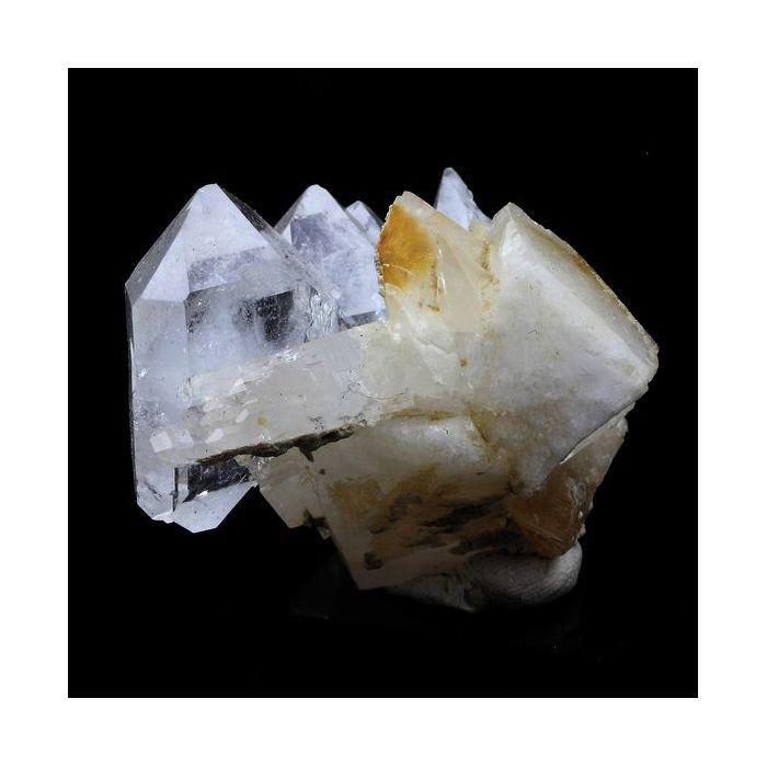 Pierres et Minéraux. Quartz à Ame + Calcite. 201.0 ct. Le Noirey, Saint-Jean-de-Maurienne, Savoie, France.