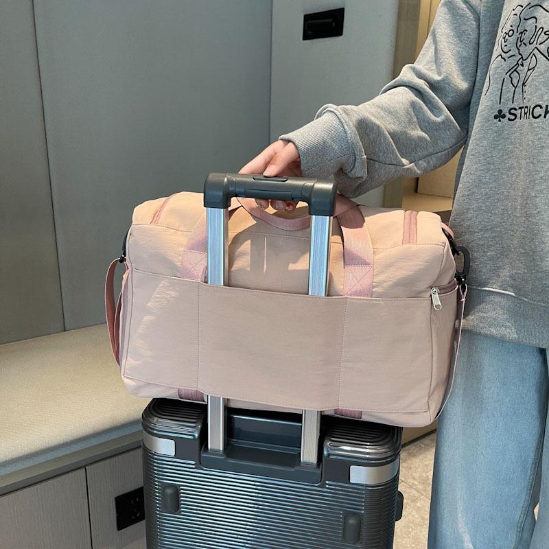 Foldable Travel Bag: Wet/Dry Separation, Large Capacity, Shoe Compartment, Lightweight, Ideal for Swimming or Fitness, Convertible Backpack/Duffel.