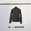 Crosslulu Women's Gold Zip Slim-Fit Velvet Hoodie Sweatshirt