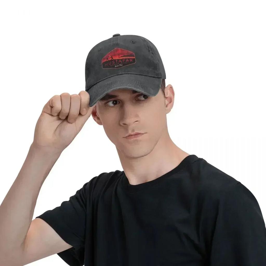 Mustafar Baseball Caps Stuff Casual Distressed Cotton Dad Hat for Men Women Activities Adjustable Fit