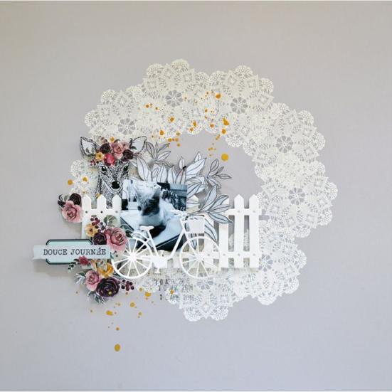 Bike Shape Cutting Die DIY Scrapbook Stencil Mold Paper Embossing Tool for Greeting Card