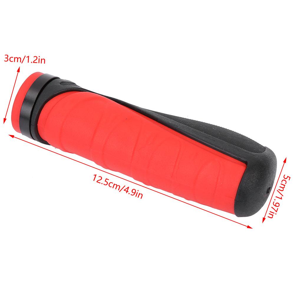 Cycling Handle Bar Anti Slip Grips Lock On Mountain Bike Handlebar Grips(black)