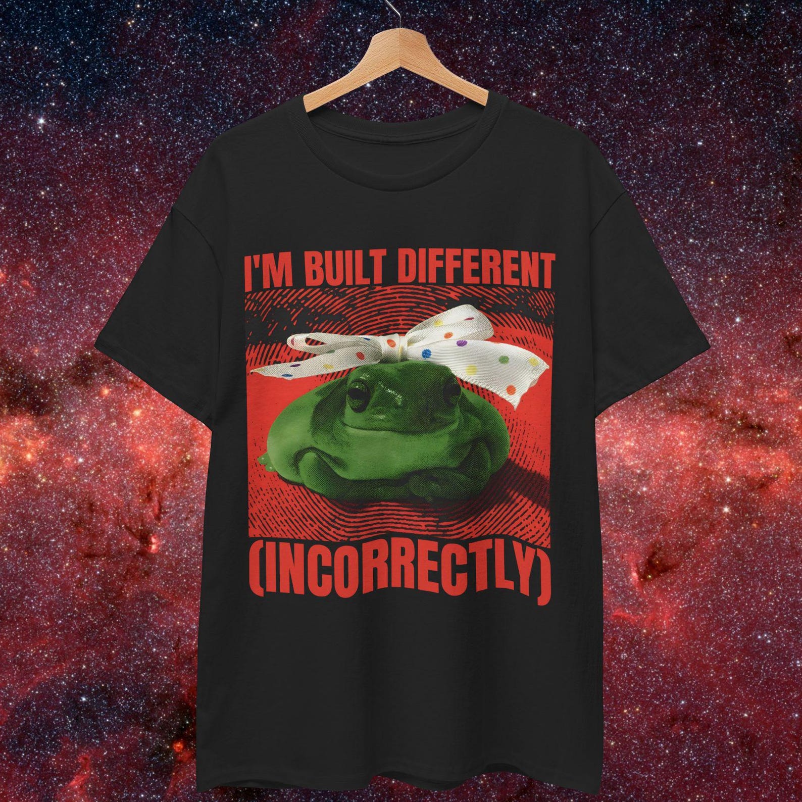 Frog Meme Shirt | I m built different 3XL