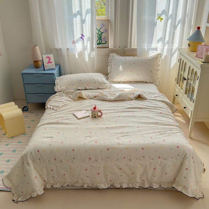 

LISM Crinkled Gauze Summer Cooling Quilt